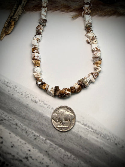 17" Wild Horse Chunk Necklace