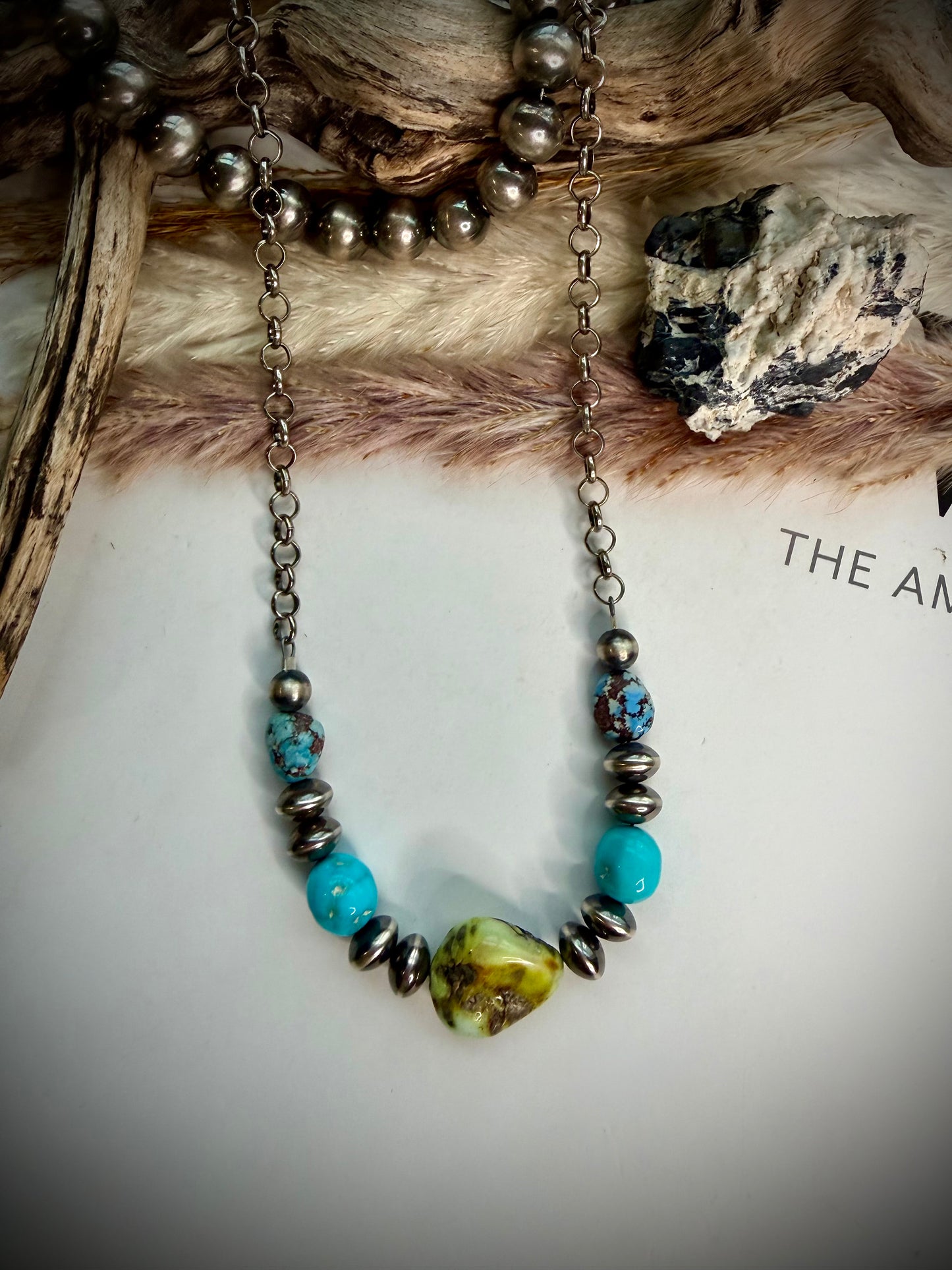 Palomino, Sonoran Rose and Golden Hills Beaded Necklace