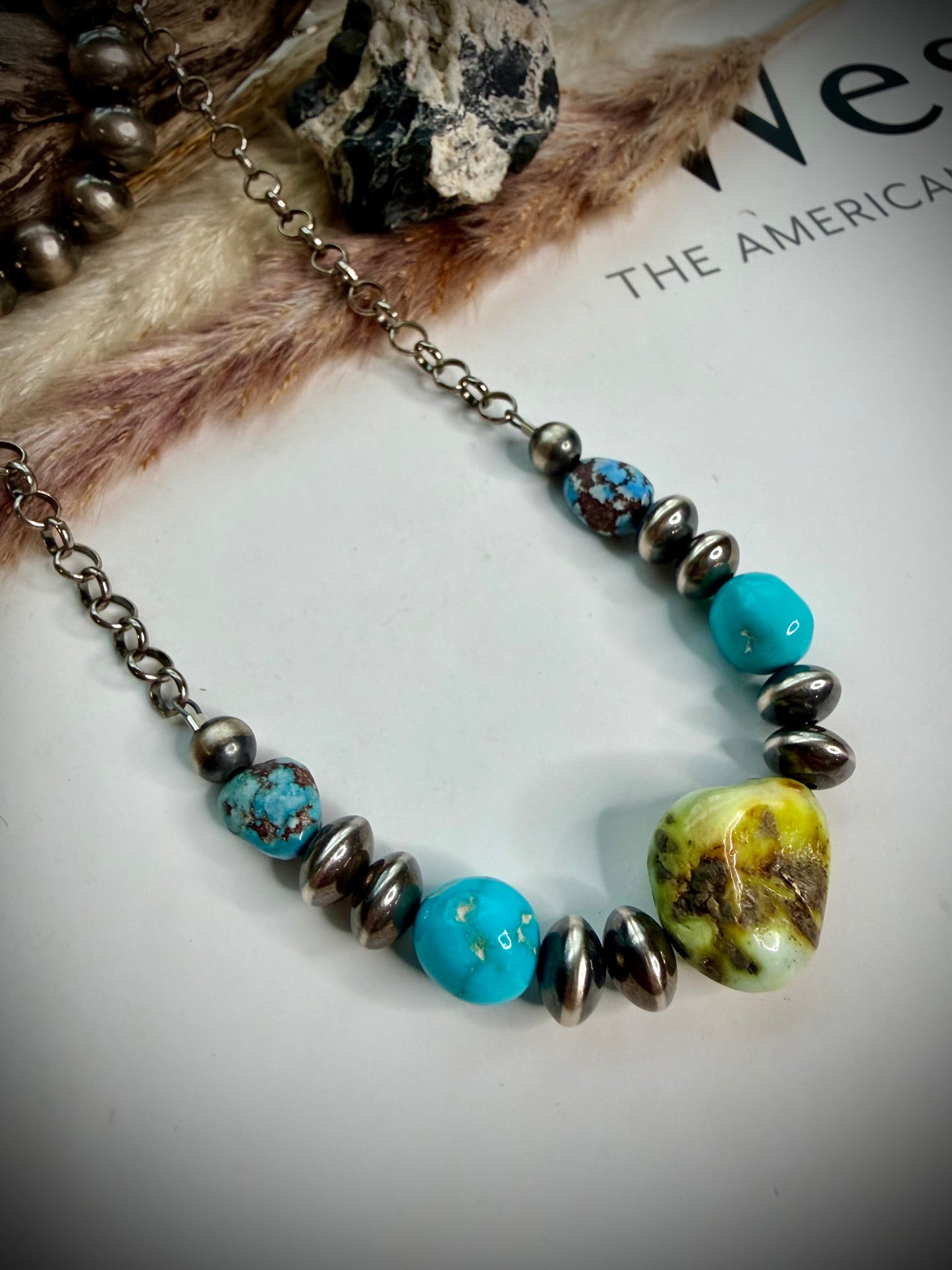 Palomino, Sonoran Rose and Golden Hills Beaded Necklace