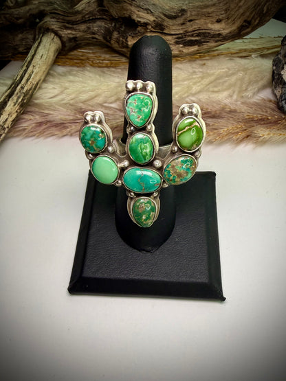 Sonoran Gold Cactus Ring by Emer Thompson