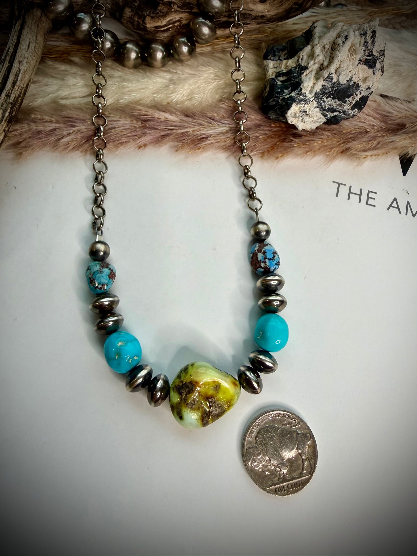 Palomino, Sonoran Rose and Golden Hills Beaded Necklace