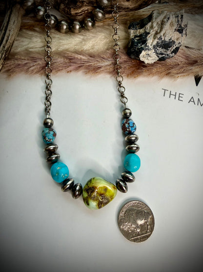 Palomino, Sonoran Rose and Golden Hills Beaded Necklace