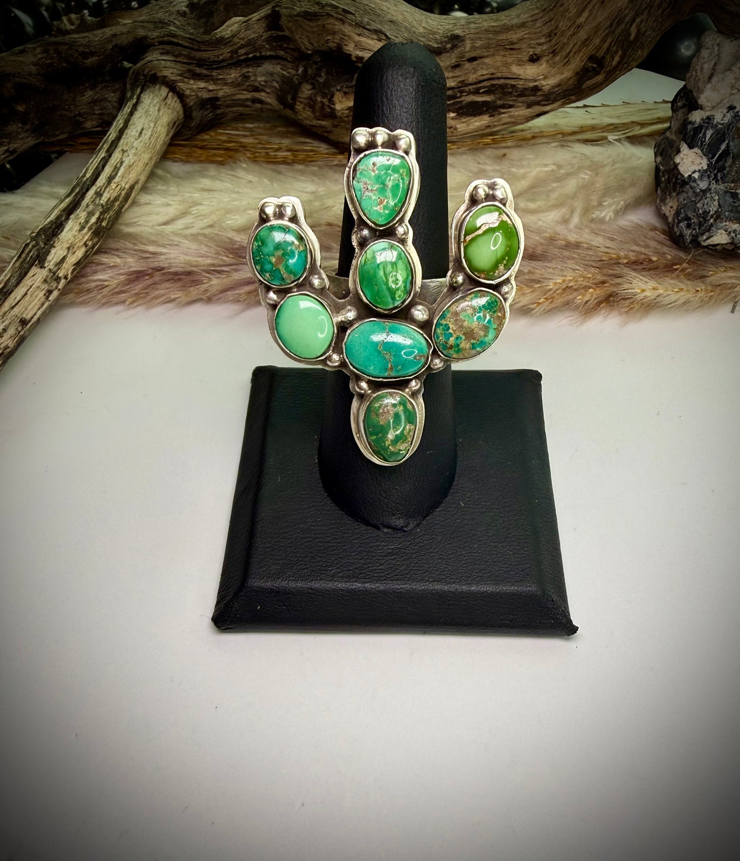 Sonoran Gold Cactus Ring by Emer Thompson
