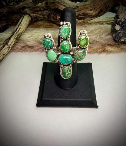 Sonoran Gold Cactus Ring by Emer Thompson