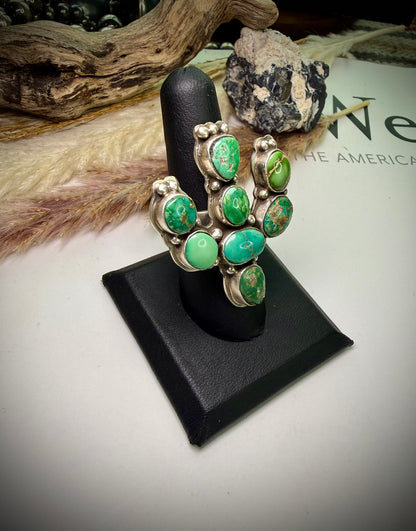 Sonoran Gold Cactus Ring by Emer Thompson