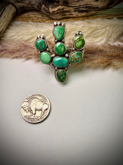 Sonoran Gold Cactus Ring by Emer Thompson