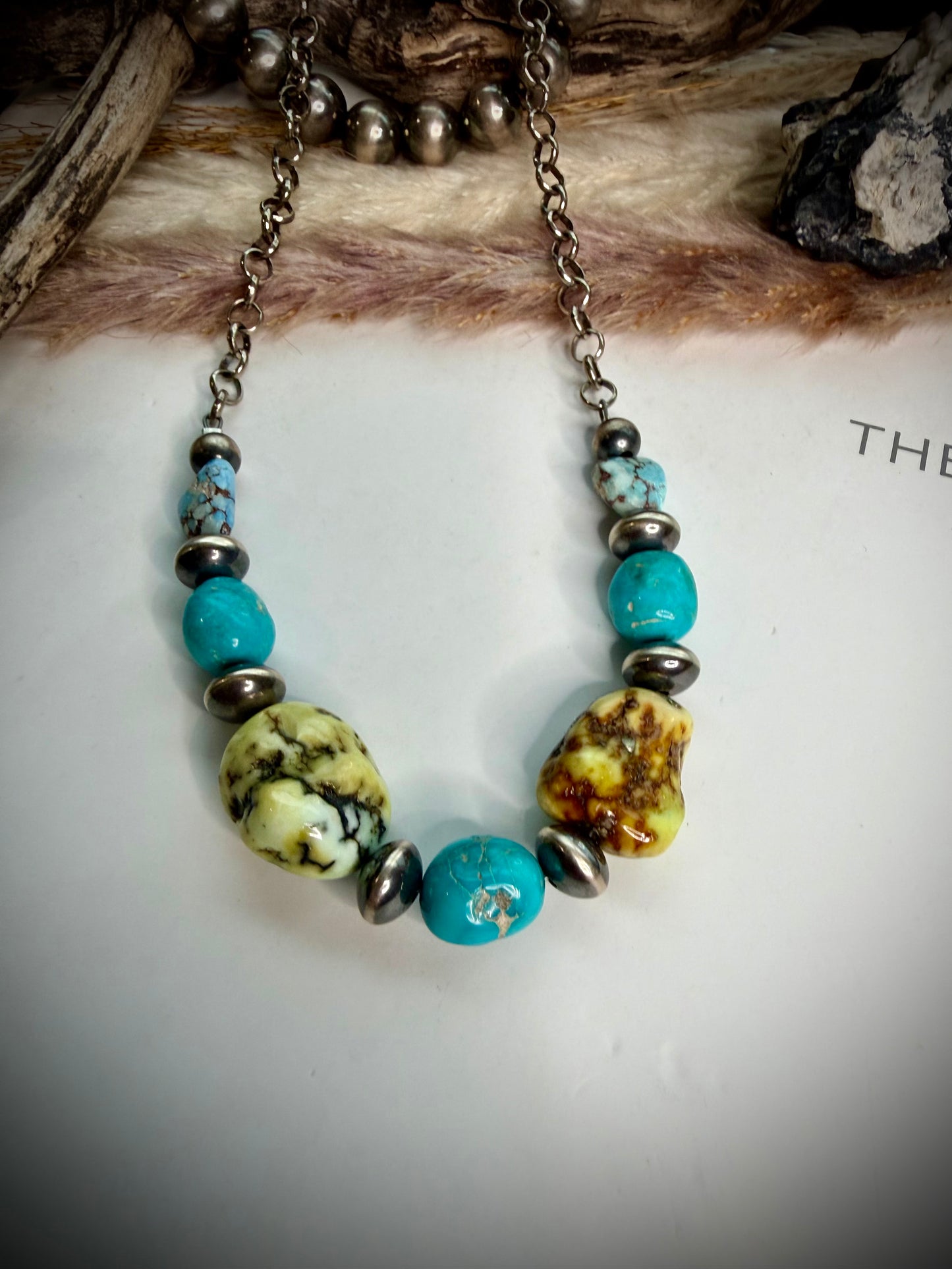 Palomino, Sonoran Rose and Golden Hills Beaded Necklace