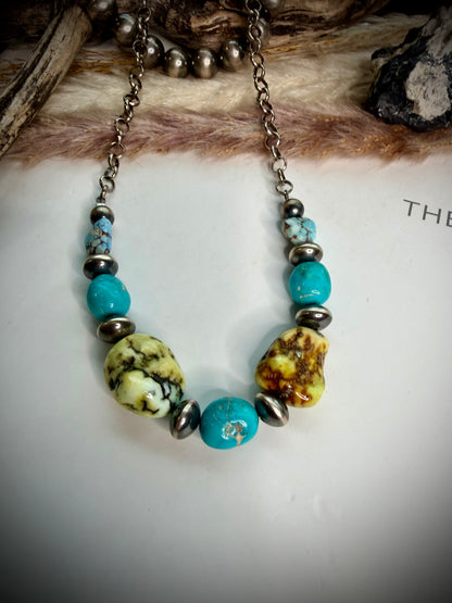 Palomino, Sonoran Rose and Golden Hills Beaded Necklace