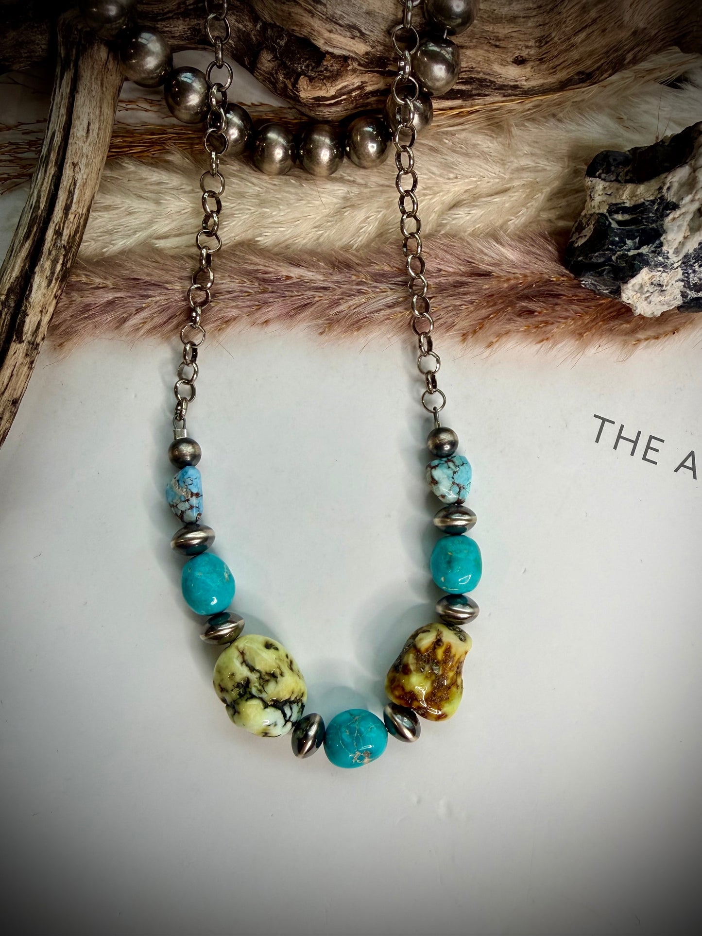 Palomino, Sonoran Rose and Golden Hills Beaded Necklace