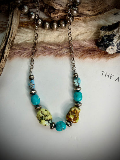Palomino, Sonoran Rose and Golden Hills Beaded Necklace