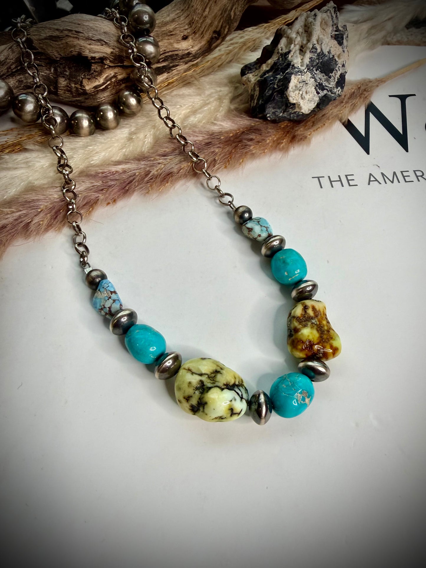 Palomino, Sonoran Rose and Golden Hills Beaded Necklace