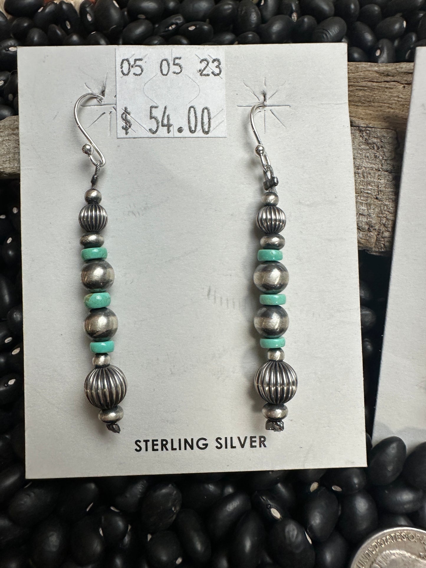 Pearl & Turquoise Dangles