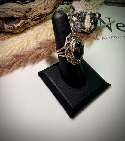 Samuel Yellowhorse White Buffalo Ring