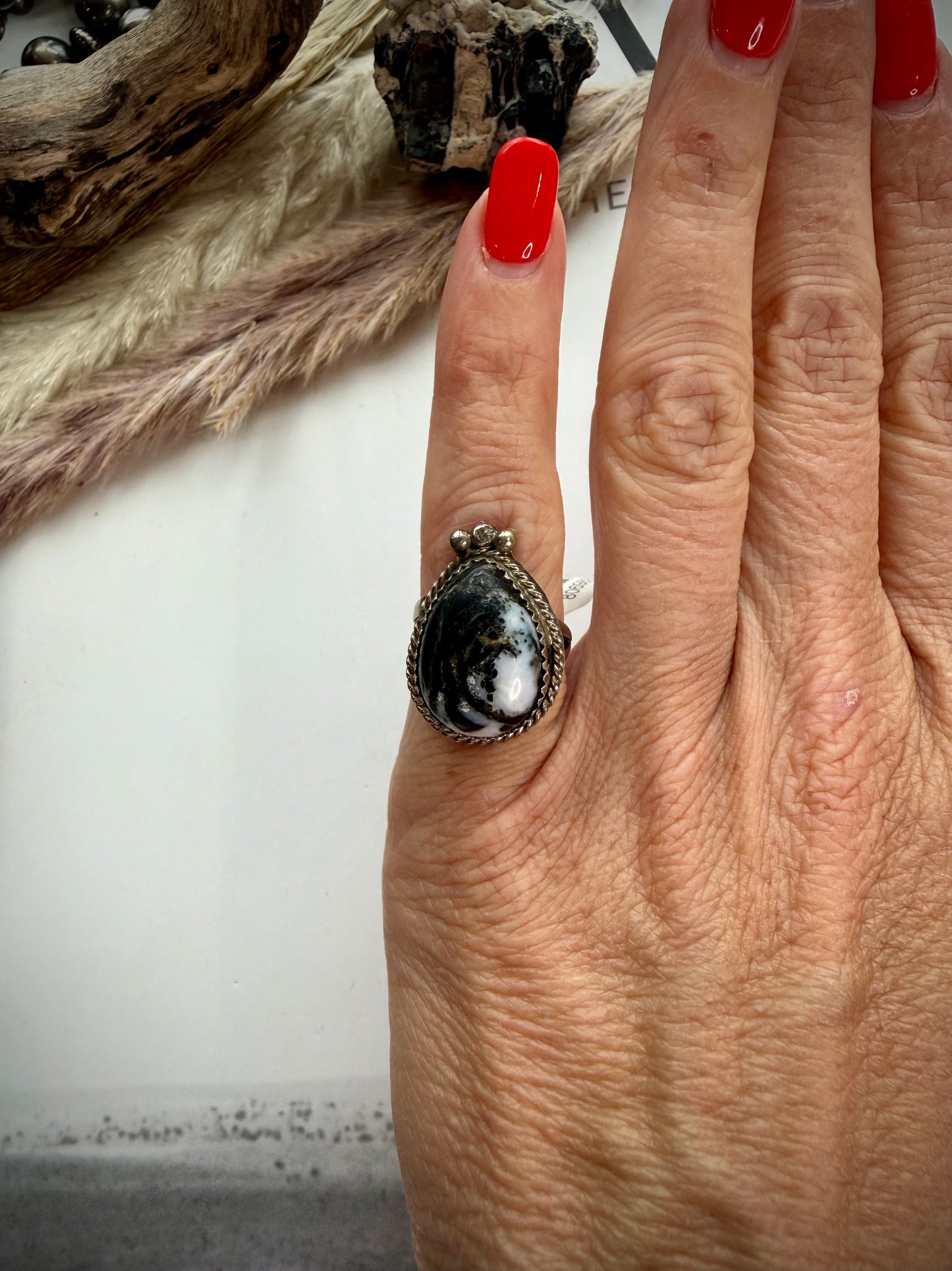 Paige Gordon White Buffalo Ring- Size 5 3/4