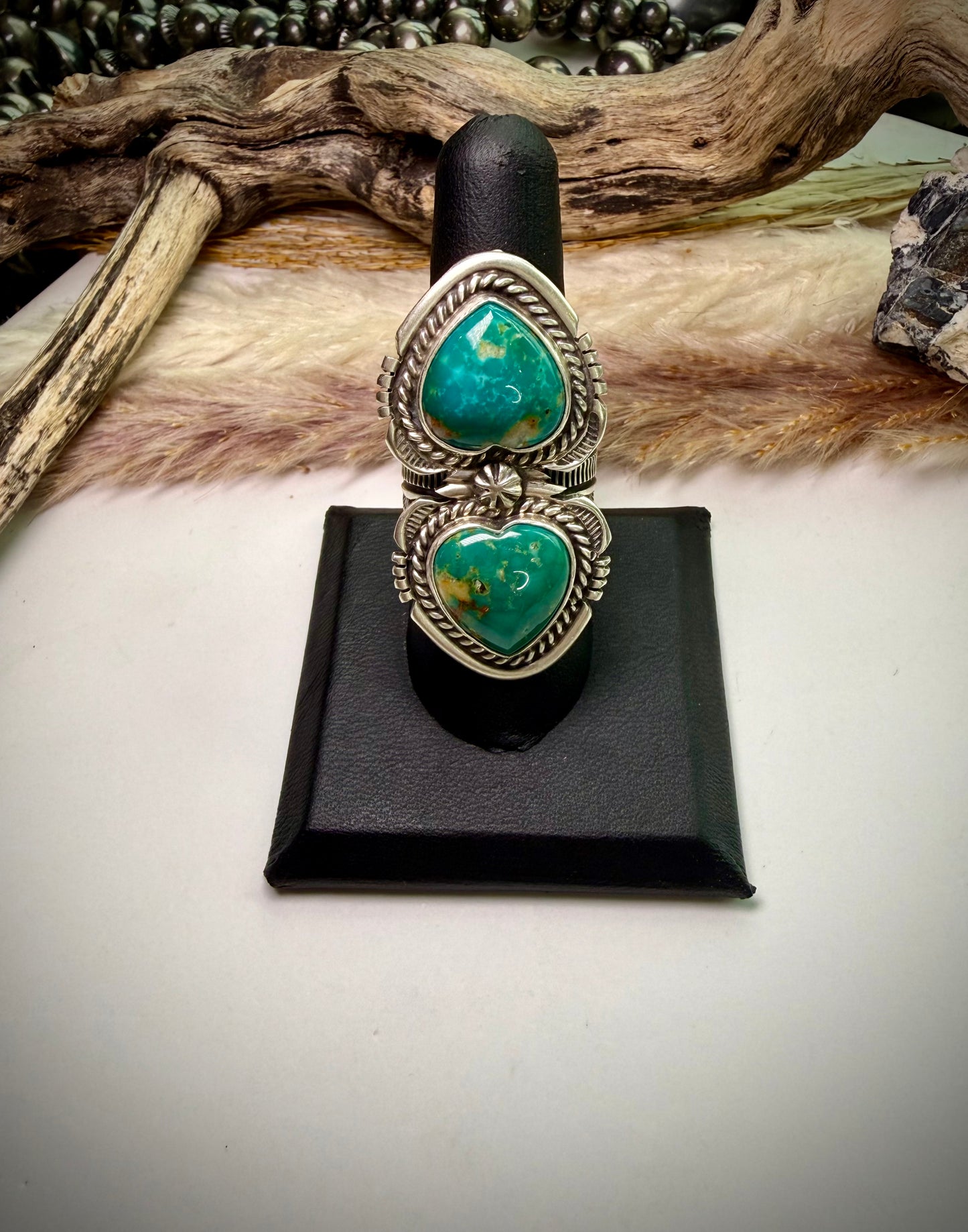 Royston Double Heart Ring