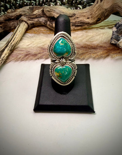 Royston Double Heart Ring