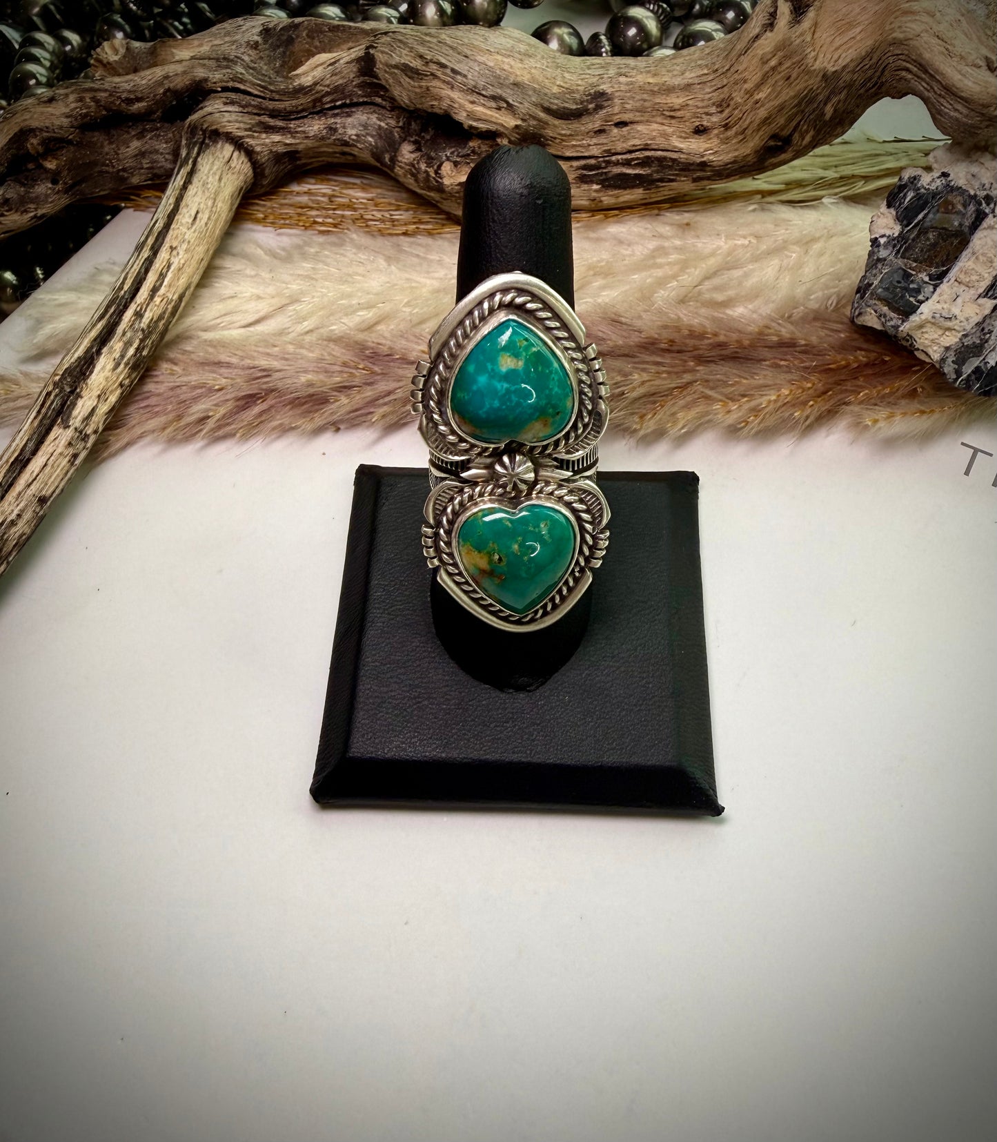 Royston Double Heart Ring