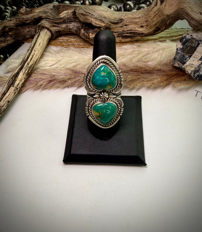 Royston Double Heart Ring