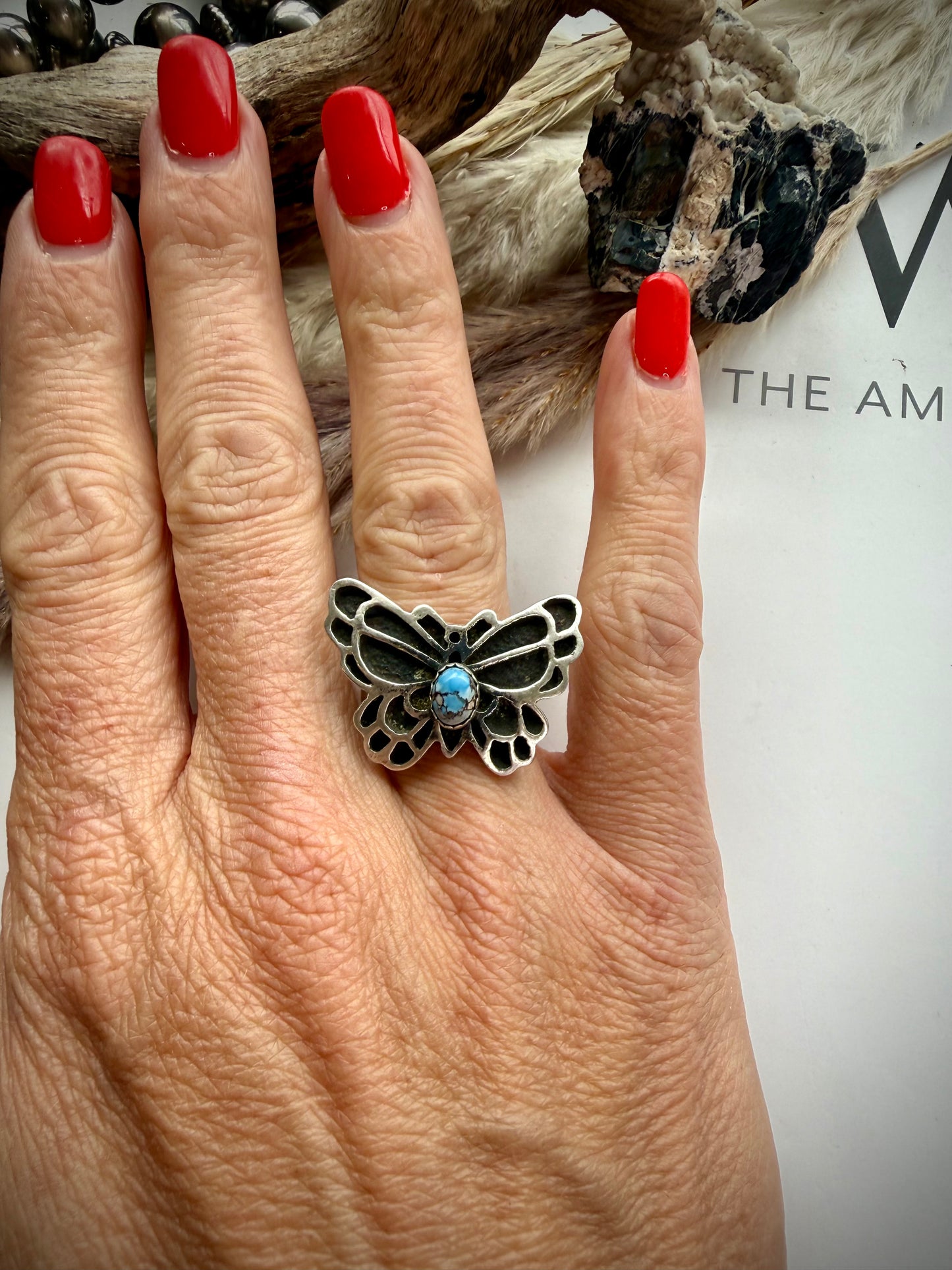 Megan's Golden Hills Butterfly Ring