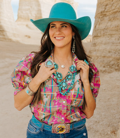 The Blaze Cluster Necklace Set