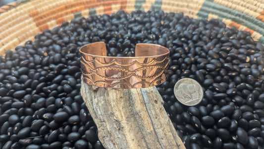 Elaine Tahe Copper Cuff