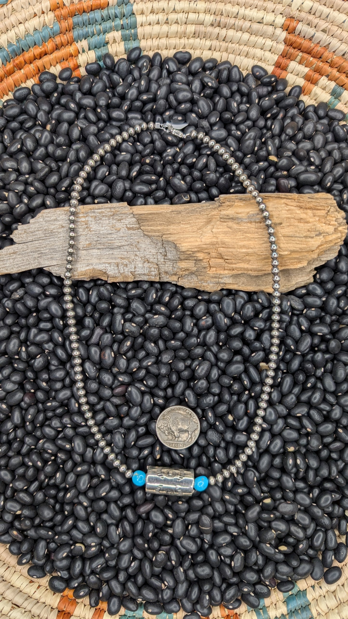 Barrel Bead Necklace