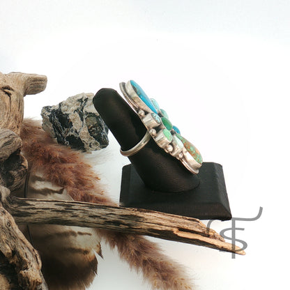 Multi Stone Adjustable Ring