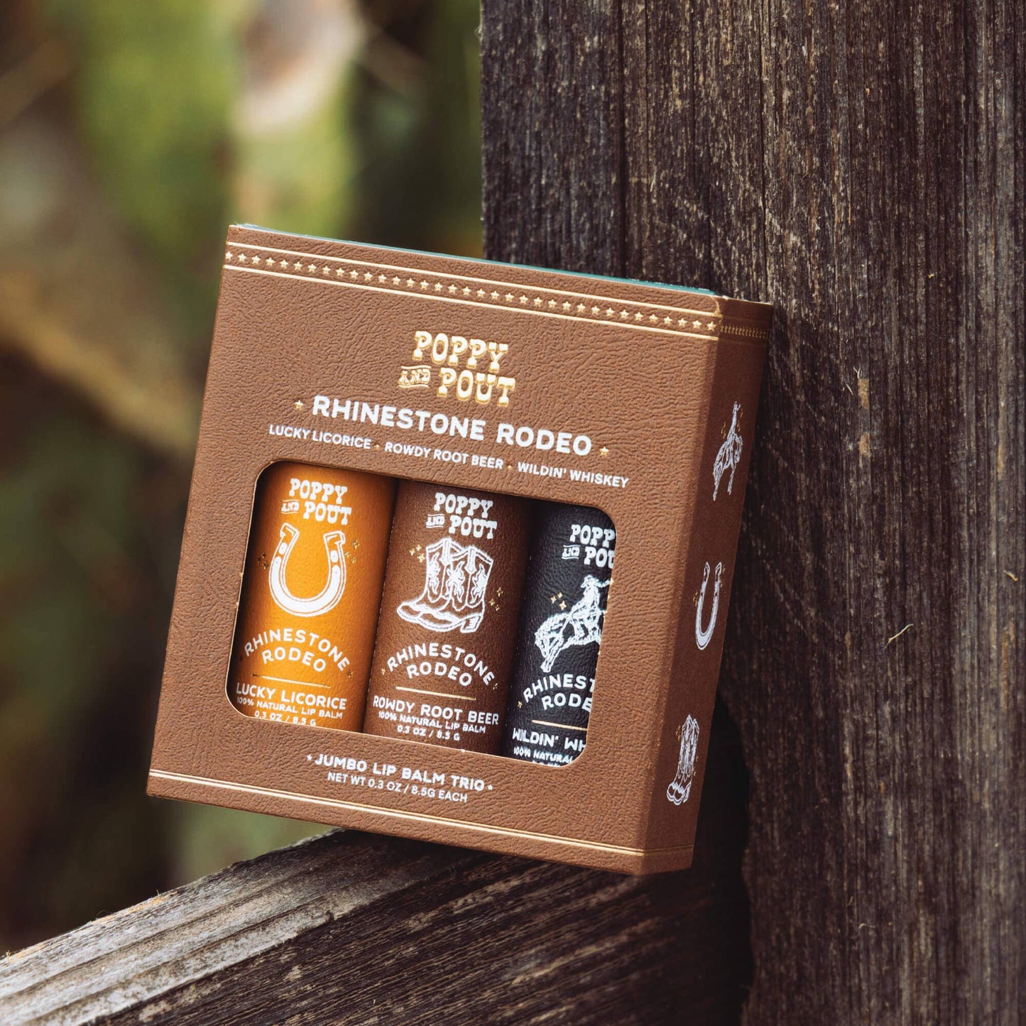 Lip Balm Trio Gift Set- Rhinestone Rodeo