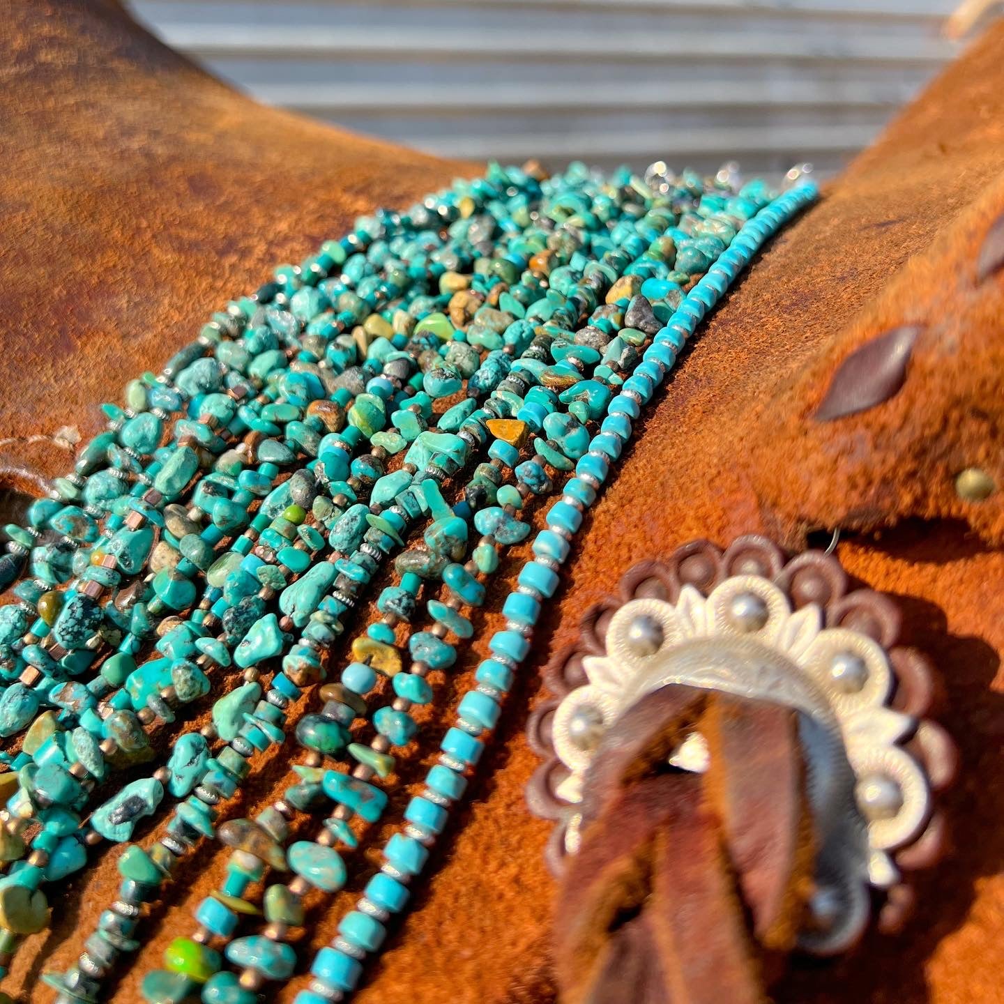 Turquoise In Style Anklets