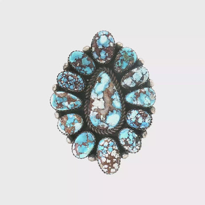 Golden Hills Cluster Ring- Adjustable