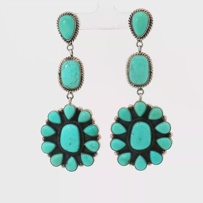 Cluster Dangle Earrings