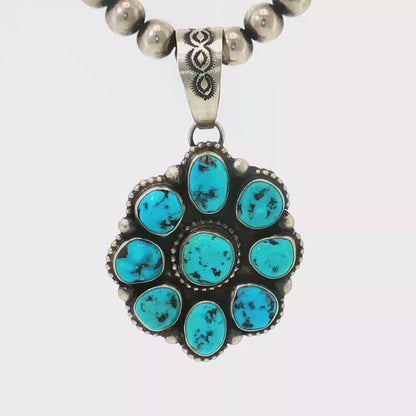 Bob Becenti Sleeping Beauty Pendant