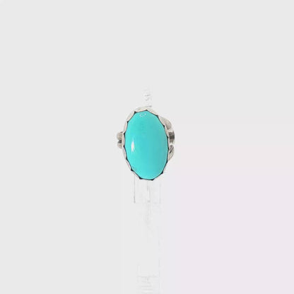 Sleeping Beauty Ring- Adjustable