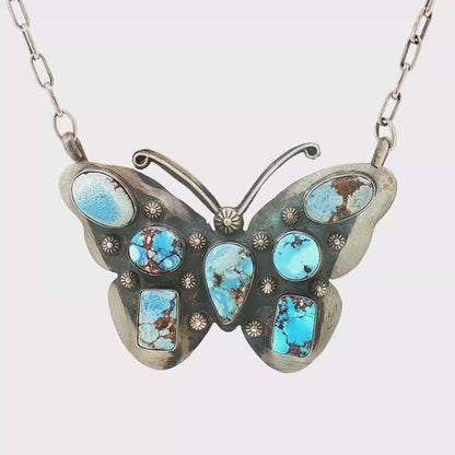 Golden Hills Butterfly Necklace