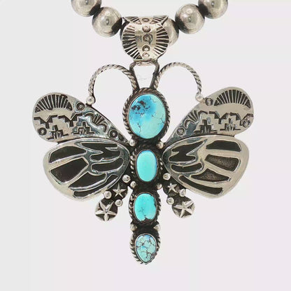 Golden Hills Dragonfly Pendant