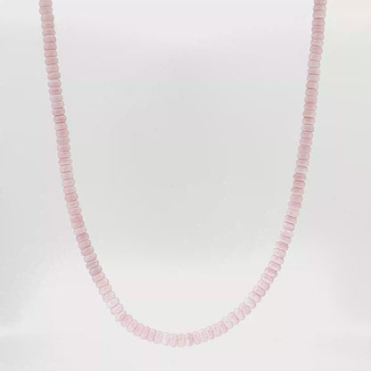 Pink Conch Beaded 17" Necklace