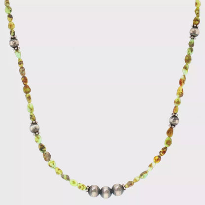 22" Palomino & Pearl Necklace