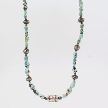 Golden Hills Beaded Necklaces 17" with Barrel Bead