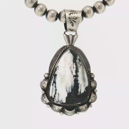 Kee Johnson White Buffalo Pendant