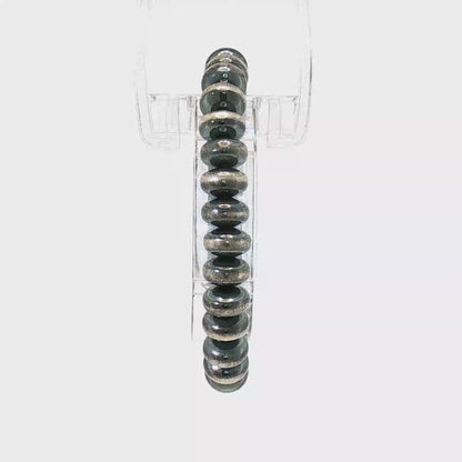 9mm Saucer Pearl Stretch Bracelet
